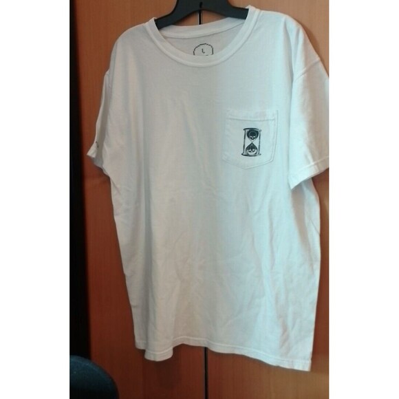Memento Mori Unus Annus Mens Shirt Shortsleeved Skull Hourglass Founders Tee LG - Picture 1 of 10